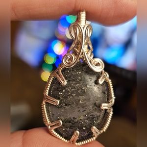 Iolite (Galaxy Sunstone) Pendant